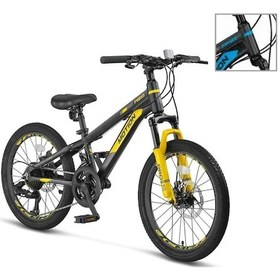 Resim Ümit 2078 M-2d Motıon Erkek Çocuk Bisikleti 254h V 20 Jant 21 Vites Siyah Mavi Çok Renkli 