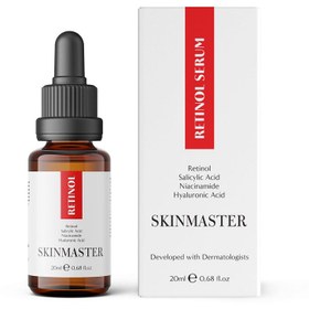 Resim Skinmaster retinol ve b3 i̇çerikli yaşlanma karşıtı bakım serumu 20 ml (retinol, bha, niasinamid, ha) 