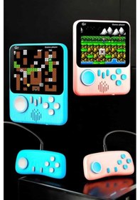 Resim Cosmotex El Atarisi 3.5 İnç Ekran Çift Konsol 666 Adet Retro Oyun Gamepad 