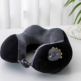 Resim U-Şekilli Seyahat Yastığı, Boyun Destek Yastığı, Hafif, Alerjik Olmayan, Orta Yumuşak, Polyester Kılıf, Polyester Lif Doldurucu, Yalnızca El Yıkama, Baskısız, Ev ve Araç Kullanımı, 180-200G Kumaş Ağırlığı 