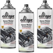 Resim caraks Susuz Motor Yıkama Ve Temizleme Spreyi Ebrayn Aerosol 500 ml Yüksek Parlaklık 3 ADET 
