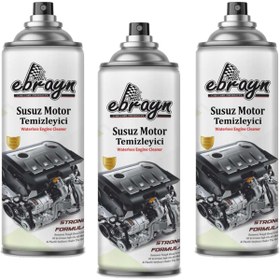 Resim caraks Susuz Motor Yıkama Ve Temizleme Spreyi Ebrayn Aerosol 500 ml Yüksek Parlaklık 3 ADET 