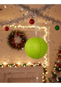 Resim 35 Cm Fıstık Yeşili Büyük Japon Feneri Çin Feneri Parti Dekorasyonu Diğer 