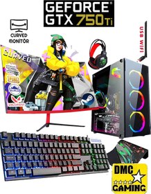 Resim DMC Nx33 (PUBG,GTA 5) I5 3470 16gb Ram 256gb M2 Ssd 500gb Hdd,gtx750ti 4gb 24"oyuncu Masaüstü Bilgisayar 