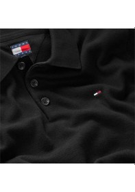 Resim Tommy Hilfiger Tjm Slım Essentıal Polo Sweater Erkek Siyah Kazak - Dm0dm20304 