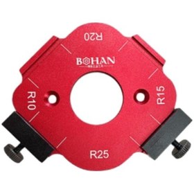 Resim Suntek Köşe Yarıçapı Jig Yönlendirici Şablonu Kesme 