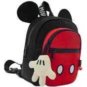 Resim Disney Mikkey Mouse Çizgi Film Temalı Kadın Sırt Çantası - Minnie Tuval Desenli Okul Çantası - Büyük Kapasiteli Mochila 40g Geo Black 