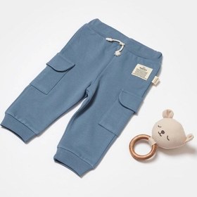 Resim BabyCosy Bebek Cepli Pantolon, %100 Organik Pamuk, Bebek Ve Yenidoğan Serisi - Csy8017 Lacivert 