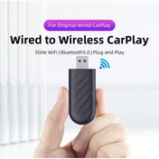 Resim vagdizaynarslan Yeni Tasarım Mini Kablosuz Carplay Ve Android Auto Usb ve Type-c Uyumlu Araç Multimedya Adaptörü 