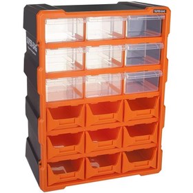 Resim Genel Markalar Süper-Bag Mono Blok Çekmece Seti Avadanlık 18 Gözlü 38 x 15.7 x 47.5 CM 