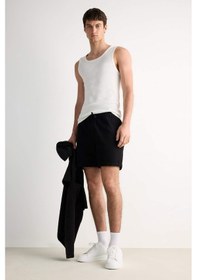 Resim DeFacto Relax Fit Yazlık Rahat Jean Bermuda Şort D4390AX25SMNM36 