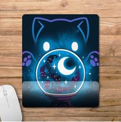 Resim Pixxa Kozmik Kedi Tarot Fal Bilek Destekli Mousepad Model - 1 