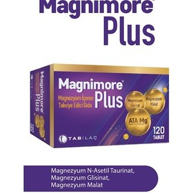 Resim Magnimore Plus Magnezyum 120 Tablet 