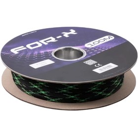 Resim For-X X-110YS YEŞİL-SİYAH 10MM 100 METRE KABLO ÇORABI 
