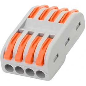 Resim Ic-272a 4 Giriş 4 Çıkış Vidasız Mandallı Buat Klemensi Ch-224 