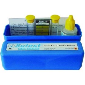 Resim Sutest Serbest Klor Test Kiti Tablet 