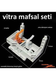 Resim VitrA Gömme Rezervuar Dönüşüm Mafsal Seti Çift Kademe Kaldıraç 