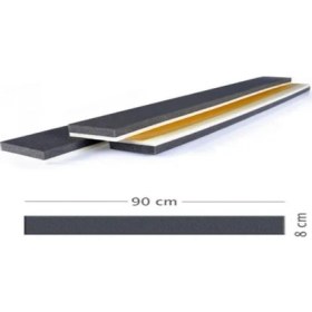 Resim YGT Ambalaj 5 Adet Yapışkanlı Köpük Kapı Altı Isı Yalıtım Eşik Süngeri 