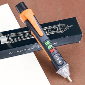 Resim NJTY Non-contact Voltage Tester Pen - Gerçek RMS AC Voltaj Dedektörü, El Feneri, Zil, 12-1000V Geniş Voltaj Aralığı, Elektrikçiler, Ev, Endüstriyel, İnşaat için Non-Contact Voltaj Tester, Pil ile Çalışır (Pil Dahil Değil) - Kompakt Elektrik Güvenliği Tester, Endüstriyel Test, Ergonomik Tutuş, Dayanıklı İnşaat, Zil Göstergesi, Bakım Uzmanları, Uzmanlar, İnşaatçılar, Elektrikçiler, İnşaat İşçileri, Ev İyileştirme 