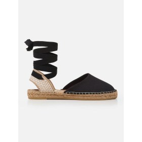 Resim Su Espadril Floran Siyah Kadın Espadril Sandalet 