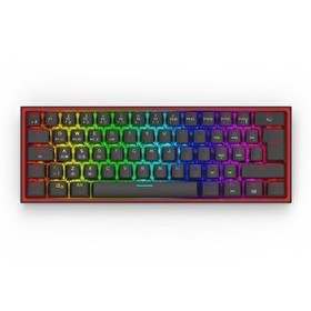 Resim Redragon K616 Fizz PRO RGB Red Switch 2.4GHz Kablosuz Siyah Türkçe Mekanik Oyuncu Klavyesi 