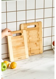 Resim Karaca Lowell Bamboo 2'li Pro Kesme Tahtası 