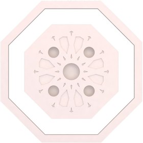 Resim MOTİFPİYER Tavan Spot Göbegi-Motifli-Sekizgen-74-86cm-Dıs Çitalı 