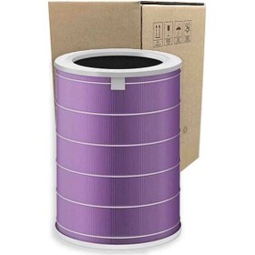 Resim Xiaomi Smart Air Purifier 1 Uyumlu Hava Temizleyci Filtresi Mor Renkli Filtre 
