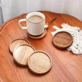 Resim 4/6/8 adet Bambu Bardak Altlığı DIY Bambu Bardak Altlığı Bambu Tabanlı Bardak Altlığı Basit Tarz Saf Renk Isı Yalıtımı Kaymaz Mutfak Eşyası Çay Altlığı Oda Dekorasyonu Noel Halloween Hediyesi 