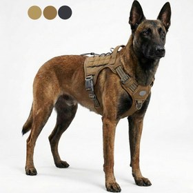 Resim K9 Tactical Chest Collar Reflective 15652648 - Coffee / L 