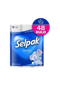 Resim Selpak Kağıt Havlu 12X4 Set (48 Rulo Kağıt Havlu) 