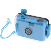 Resim Sharplace Dalış Su Geçirmez Lomo Kamera 35MM Film Yeniden Kullanılabilir Mavi Kılıf (Yurt Dışından) 