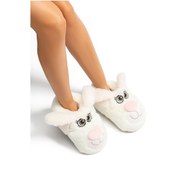 Resim Raby Kadın Hayvanlı Panduf Beyaz 36/41-2996 Beyaz 