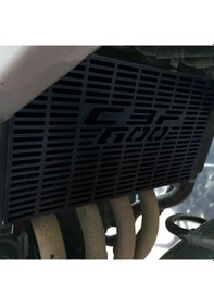 Resim GP Kompozit Honda CBF 600 2005-2007 Uyumlu Radyatör Koruma Siyah 