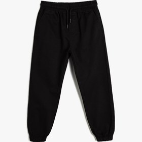 Resim Erkek Çocuk Jogger Pantolon Cepli Pamuklu Beli Lastikli 