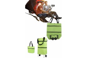 Resim No35 Pazar Çantası Tekerlekli Katlanır Pazar Arabası Çanta Market Alışveriş Arabası 