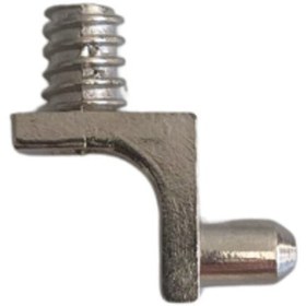 Resim DSYapıAksesuar Metal 5mm Vidalı ve Geçme Raf Pimi Dolap Raf Altı Pimi(8 ADET)(METAL) 