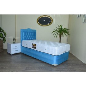 Resim Bengimobilya Baza Başlık Ful Ortoped Pamuk Pedl Yatak Stsandart Silinebilir Mo 