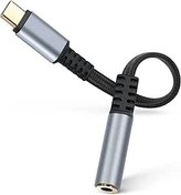 Resim AXFEE USB C jak adaptörü, USB C 3,5 mm kulaklık adaptörü, Aux USB C ses adaptörü, DAC çipli Samsung Galaxy A53 S22 S21 S20 Ultra Note20 S10, Huawei, iPad Pro ile uyumlu 