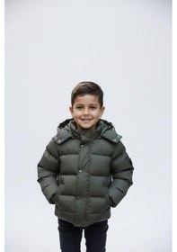 Resim Benitto Kids Erkek Bebek Şişme Mont 51374 Haki 