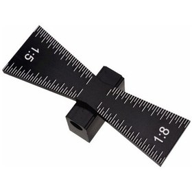 Resim Sones Alüminyum Alaşımlı Kuyruklu Kırlangıç Çizgisi İşaretleyici Kompakt Ağaç İşleme Aleti 