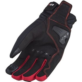Resim Ls2 Jet 2 Kışlık Eldiven Siyah-kırmızı 