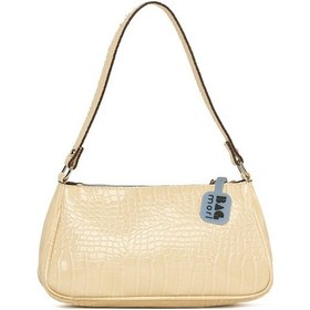 Resim Bagmori Fitilli Parlak Kroko Baget Çanta (565124249) 