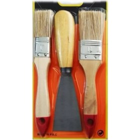 Resim Boya Kestirme Fırça- Spatula Seti 3lü ESEYNM258 