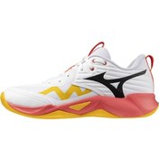 Resim Wave Momentum Pro Unisex Voleybol Ayakkabısı Beyaz / Turuncu Çok Renkli 