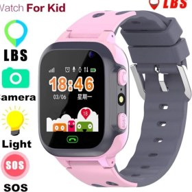 Resim Renkli Akıllı Çocuk Saati, Konum Takip ve Güvenlik Özellikleriyle, Pembe Tasarım 