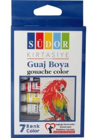 Resim Südor Guaj Boya Set 7X8.5 ML Sd571 Çok Renkli 