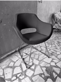 Resim Bintaşmobilya Viva Antrasit Gri Deri Rahat Ofis Bekleme Sandalye Modeli 