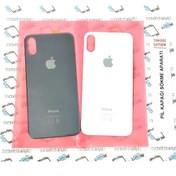Resim İphone X Cam Arka Pil Batarya Kapağı 