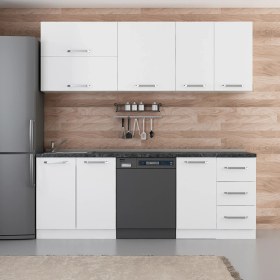 Resim Minar 220 cm Mutfak Dolabı Beyaz 220-B10 